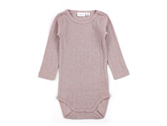 Name It deauville mauve melange glitter body